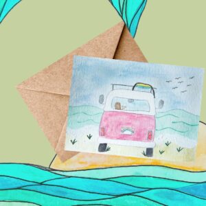 Karen Watercolor Card