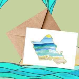 Oahu Waves Card