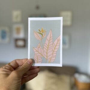 Boho Bird of Paradise Card by Sierra Rehrer Designs