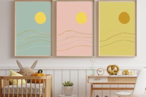 Simple Waves Digital Art Print