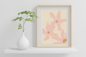 Tiare Flower Print Cream