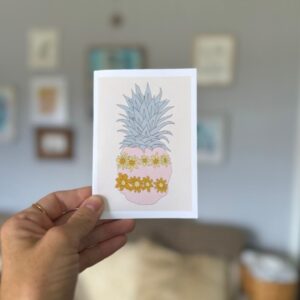 Boho Pineapple Card