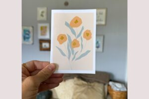 California Poppies Card 