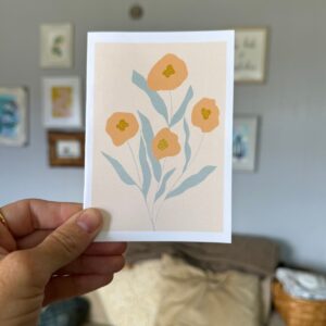 California Poppies Card