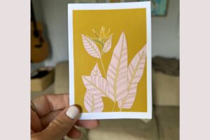 Boho Bird of Paradise Card by Sierra Rehrer Designs