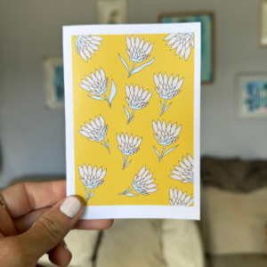 Protea Collage Card
