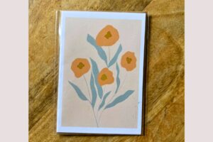 California Poppies Card 