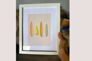 Surfboard Quiver Print