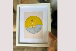 Noserider Print Yellow