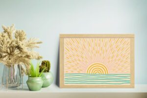 Boho Sunrise Print